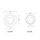 A thumbnail of the WAC Lighting R3CRWL WAC Lighting-R3CRWL-Line Drawing