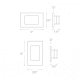 A thumbnail of the WAC Lighting WL-LED130-AM Line Drawing