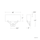 A thumbnail of the WAC Lighting WS-47116-27 Line Drawing