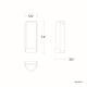 A thumbnail of the WAC Lighting WS-85212-27 Line Drawing