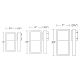 A thumbnail of the WAC Lighting WS-W15912 Line Drawing