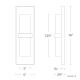 A thumbnail of the WAC Lighting WS-W21116-40 Line Drawing