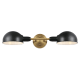 A thumbnail of the Westinghouse 6130800 Matte Black / Brushed Brass