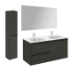 A thumbnail of the WS Bath Collections Ambra 120 DBL Pack 2 Gloss Anthracite