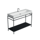 A thumbnail of the WS Bath Collections 3534+9245.31 Glossy White / Matte Black
