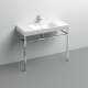 A thumbnail of the WS Bath Collections 3550+9152K1 Glossy White / Polished Chrome