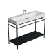 A thumbnail of the WS Bath Collections 3583+9244.31 Glossy White / Matte Black