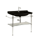A thumbnail of the WS Bath Collections Waldorf 4141K4.01+9197K1 Glossy Black, Polished Chrome