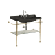 A thumbnail of the WS Bath Collections Waldorf 4141K5.03+9197K2 Glossy Black, Polished Gold