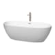 A thumbnail of the Wyndham Collection WCBTE306171ATP11 Matte White / Brushed Nickel Trim