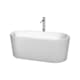 A thumbnail of the Wyndham Collection WCBTK151159ATP11 White / Polished Chrome Trim