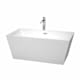 A thumbnail of the Wyndham Collection WCBTK151459ATP11 White / Polished Chrome Trim