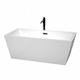 A thumbnail of the Wyndham Collection WCBTK151463ATP11 White / Matte Black Trim