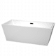 A thumbnail of the Wyndham Collection WCBTK151467 White / Matte Black Trim