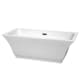 A thumbnail of the Wyndham Collection WCBTK151967 White / Matte Black Trim