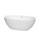 A thumbnail of the Wyndham Collection WCBTK156163 White / Polished Chrome Trim