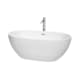 A thumbnail of the Wyndham Collection WCBTK156163ATP11 White / Polished Chrome Trim