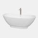 A thumbnail of the Wyndham Collection WCBTO85769ATP11 White / Brushed Nickel Trim