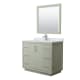 A thumbnail of the Wyndham Collection WCF1111-42S-NAT-M34 Light Green / Brushed Nickel Hardware