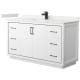 A thumbnail of the Wyndham Collection WCF111160S-QTZ-UNSMXX White / White Quartz Top / Matte Black Hardware