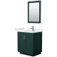 A thumbnail of the Wyndham Collection WCF292930S-QTZ-UNSM24 Green / White Quartz Top / Brushed Nickel Hardware