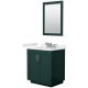 A thumbnail of the Wyndham Collection WCF292930S-QTZ-US3M24 Green / White Quartz Top / Brushed Nickel Hardware