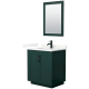 A thumbnail of the Wyndham Collection WCF292930S-QTZ-UNSM24 Green / Giotto Quartz Top / Matte Black Hardware