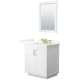 A thumbnail of the Wyndham Collection WCF292930S-QTZ-US3M24 White / Giotto Quartz Top / Brushed Gold Hardware