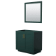 A thumbnail of the Wyndham Collection WCF2929-36S-CX-M34 Green / Brushed Gold Hardware