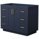A thumbnail of the Wyndham Collection WCF2929-42S-CX-MXX Dark Blue / Brushed Gold Hardware