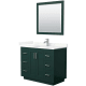 A thumbnail of the Wyndham Collection WCF292942S-QTZ-UNSM34 Green / Giotto Quartz Top / Brushed Nickel Hardware