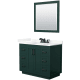 A thumbnail of the Wyndham Collection WCF292942S-QTZ-US3M34 Green / Giotto Quartz Top / Matte Black Hardware