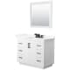 A thumbnail of the Wyndham Collection WCF292942S-QTZ-US3M34 White / Giotto Quartz Top / Matte Black Hardware