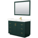 A thumbnail of the Wyndham Collection WCF292948S-QTZ-UNSM46 Green / Giotto Quartz Top / Brushed Gold Hardware