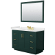 A thumbnail of the Wyndham Collection WCF292948S-QTZ-US3M46 Green / White Quartz Top / Brushed Gold Hardware