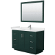 A thumbnail of the Wyndham Collection WCF292948S-QTZ-UNSM46 Green / White Quartz Top / Brushed Nickel Hardware