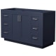 A thumbnail of the Wyndham Collection WCF2929-54S-CX-MXX Dark Blue / Brushed Nickel Hardware
