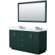 A thumbnail of the Wyndham Collection WCF292960D-QTZ-US3M58 Green / Giotto Quartz Top / Brushed Nickel Hardware