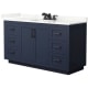 A thumbnail of the Wyndham Collection WCF292960S-QTZ-US3MXX Dark Blue / Giotto Quartz Top / Matte Black Hardware