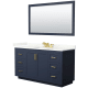 A thumbnail of the Wyndham Collection WCF292960S-QTZ-US3M58 Dark Blue / Giotto Quartz Top / Brushed Gold Hardware