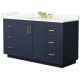 A thumbnail of the Wyndham Collection WCF292960S-QTZ-US3MXX Dark Blue / Giotto Quartz Top / Brushed Gold Hardware