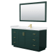 A thumbnail of the Wyndham Collection WCF2929-60S-VCA-M58 Green / Carrara Cultured Marble Top / Brushed Gold Hardware