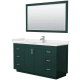 A thumbnail of the Wyndham Collection WCF292960S-QTZ-UNSM58 Green / White Quartz Top / Brushed Nickel Hardware
