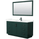 A thumbnail of the Wyndham Collection WCF292960S-QTZ-UNSM58 Green / Giotto Quartz Top / Matte Black Hardware