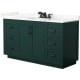 A thumbnail of the Wyndham Collection WCF292960S-QTZ-US3MXX Green / Giotto Quartz Top / Matte Black Hardware