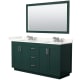 A thumbnail of the Wyndham Collection WCF292966D-QTZ-US3M58 Green / Giotto Quartz Top / Brushed Nickel Hardware