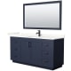 A thumbnail of the Wyndham Collection WCF292966S-QTZ-UNSM58 Dark Blue / Giotto Quartz Top / Matte Black Hardware