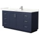 A thumbnail of the Wyndham Collection WCF292966S-QTZ-UNSMXX Dark Blue / Giotto Quartz Top / Brushed Nickel Hardware