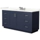 A thumbnail of the Wyndham Collection WCF292966S-QTZ-US3MXX Dark Blue / Giotto Quartz Top / Brushed Nickel Hardware