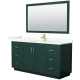 A thumbnail of the Wyndham Collection WCF292966S-QTZ-UNSM58 Green / Giotto Quartz Top / Brushed Gold Hardware